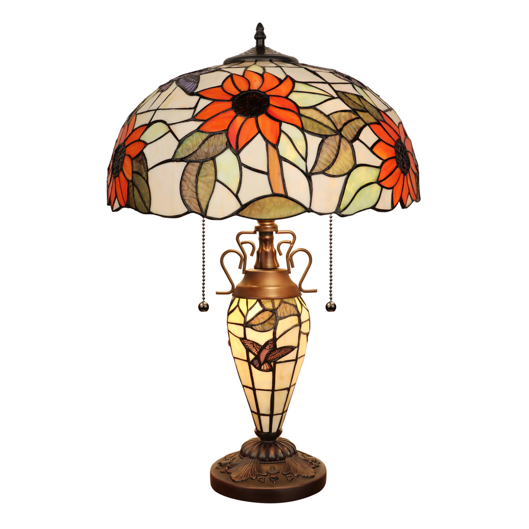 CH3T617OF16-DT3 Double Lit Table Lamp