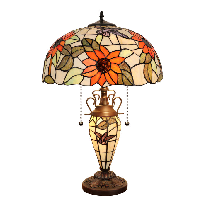 CH3T617OF16-DT3 Double Lit Table Lamp