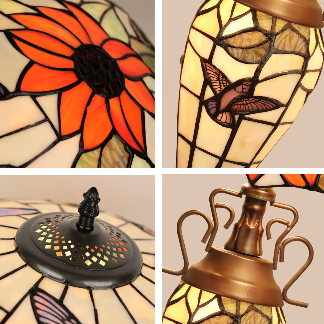 CH3T617OF16-DT3 Double Lit Table Lamp
