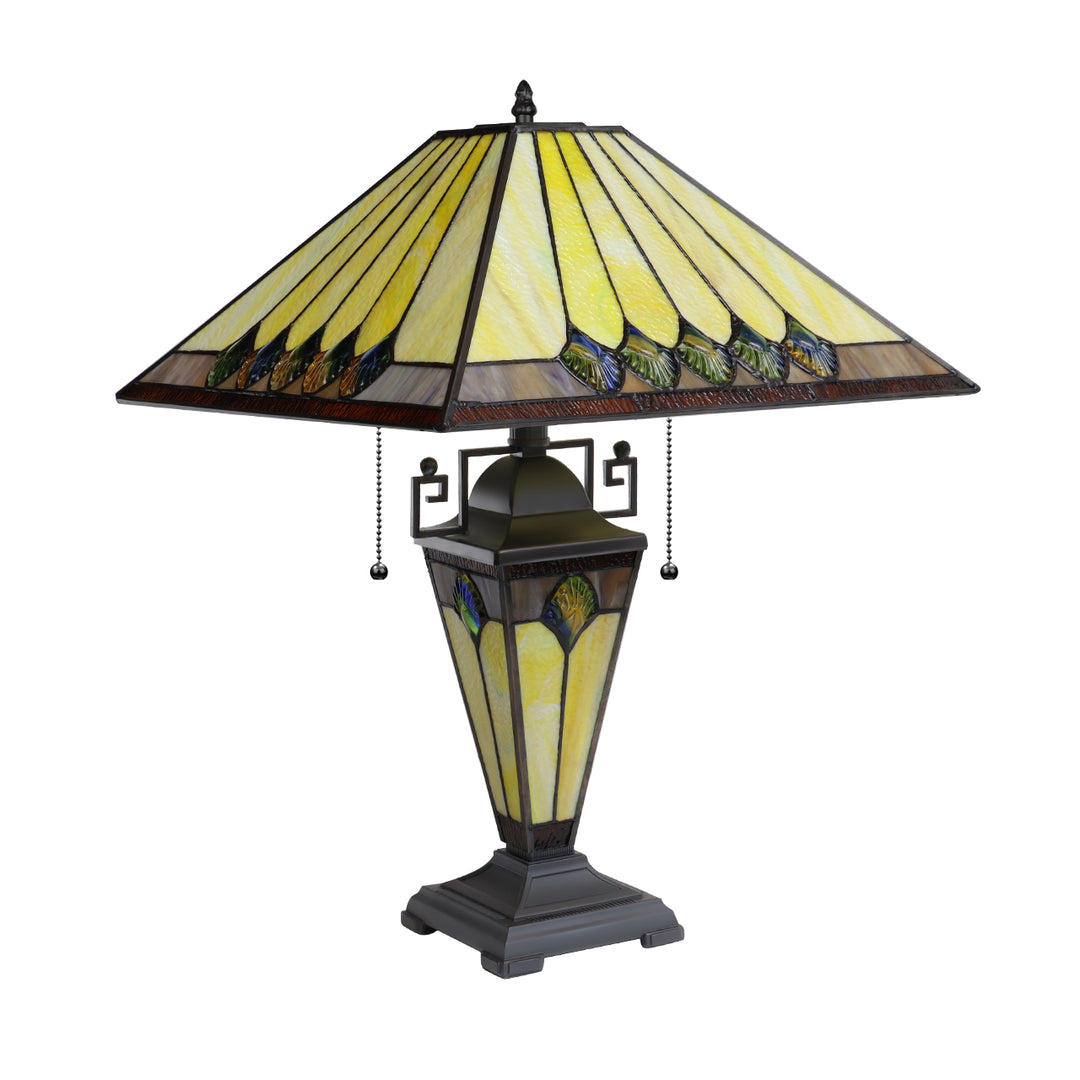 CH3T994BG16-DT3 Double Lit Table Lamp