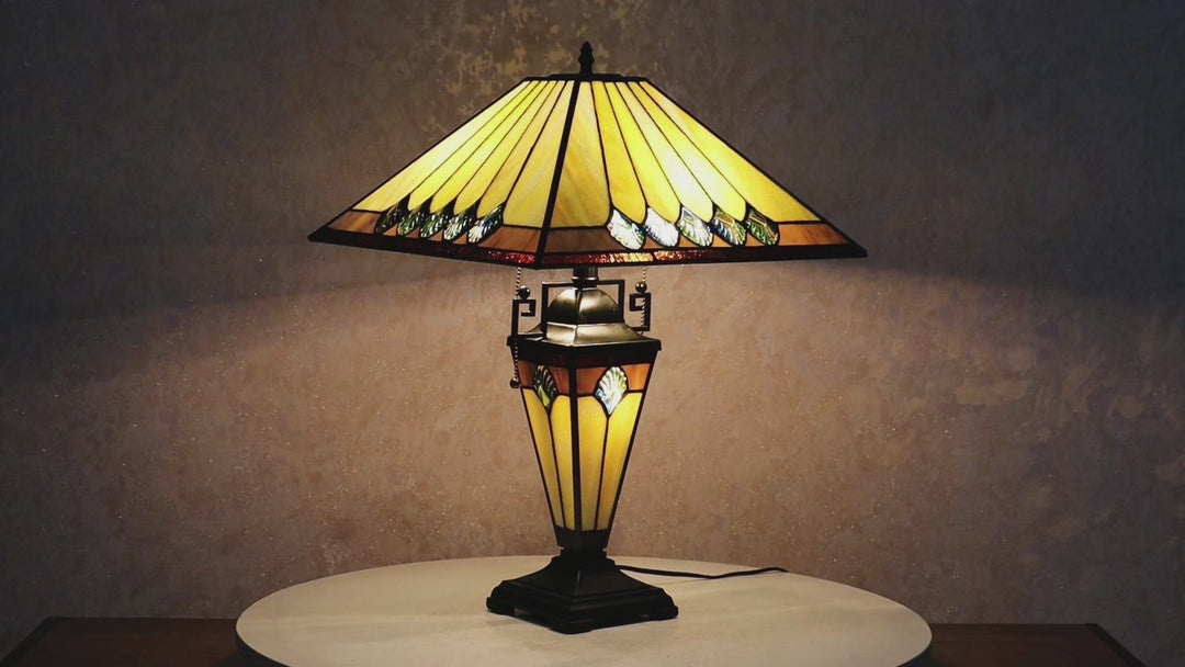 CH3T994BG16-DT3 Double Lit Table Lamp