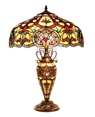 Picture of CH33473IV18-DT3 Double Lit Table Lamp