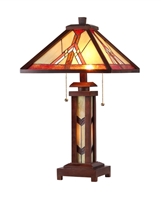 Picture of CH33429WM15-DT3 Double Lit Table Lamp