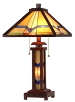 Picture of CH33430WM15-DT3 Double Lit Table Lamp