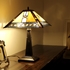 CHLOE Lighting TRISTAN Tiffany-style 2 Light Mission Table Lamp