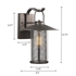 Picture of CH2D075RB14-OD1 Out Door Wall Sconce