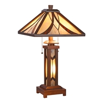 Picture of CH3T949WM15-DT3 Double Lit Table Lamp