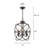 Picture of CH2D084RB15-UP3 Inverted Pendant 