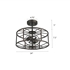 Picture of CH2D007RB14-SF2 Semi-Flush Ceiling Fixture