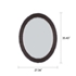 Picture of CH8M808BW35-VOV Framed Mirror