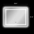 Picture of CH9M023BL39-HRT LED Mirror