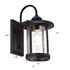 Picture of CH22026BK13-OD1 Outdoor Wall Sconce