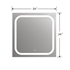 Picture of CH9M004ED24-LSQ LED Mirror