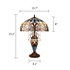 Picture of CH3T381VB16-DT3 Double Lit Table Lamp